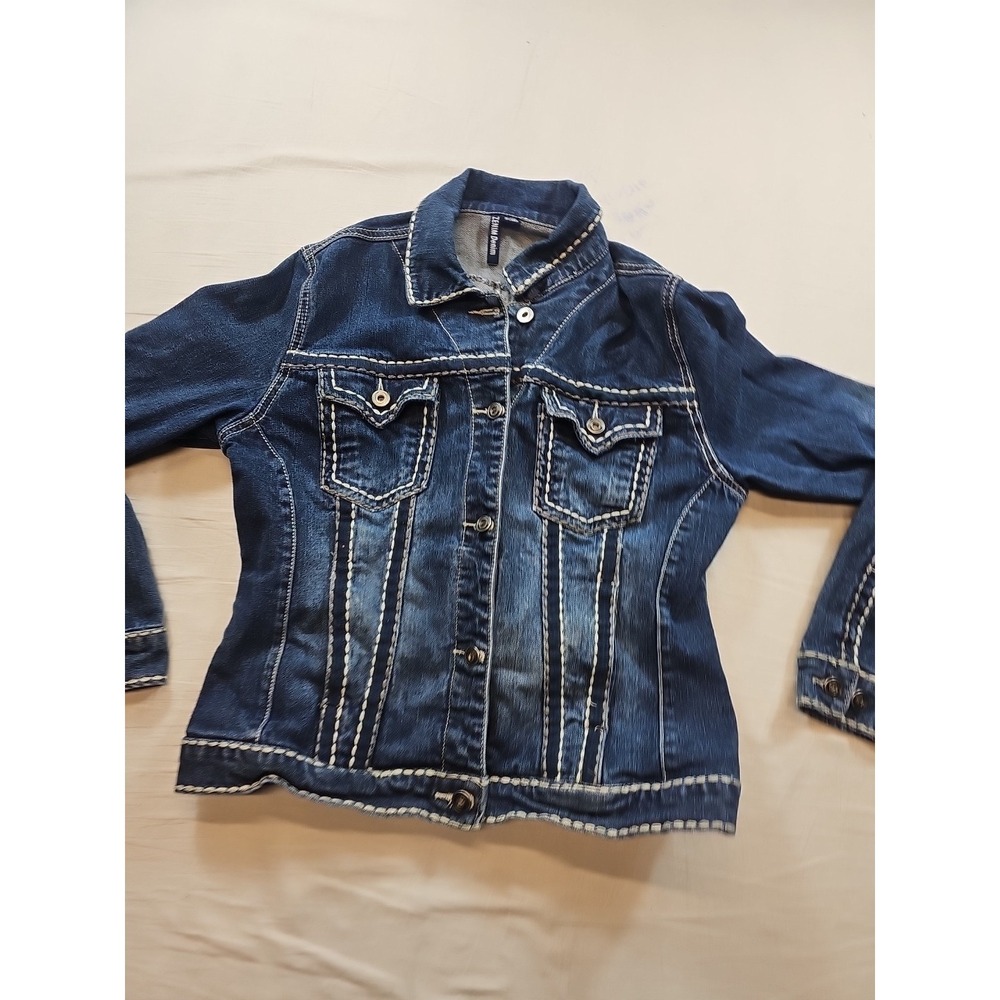 Womens Jean Jacket "Size Medium" Zenim Denim